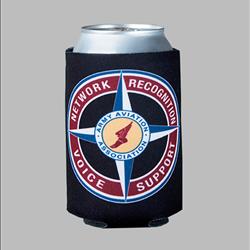 AAAA Black Koozie with Full Color Logo